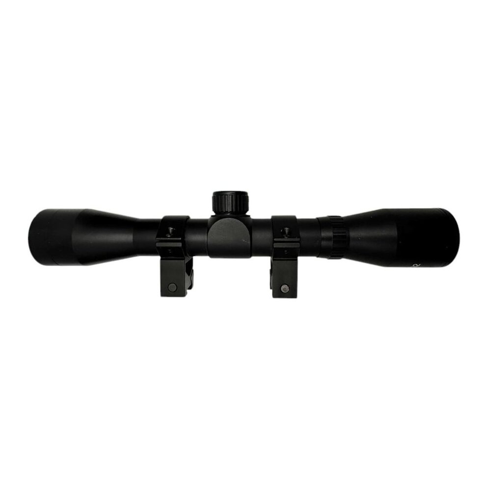 4x32 Compact Rifle Scope With Nitrogen Gas Port & Mounting Rings - Picture 10 of 15